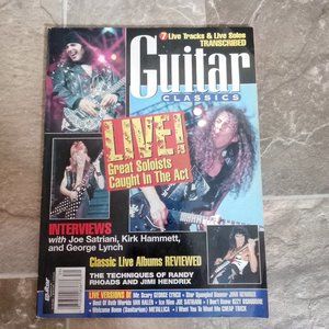 Guitar Classics Live! Great Soloist Caught in the Act Volume XIII 1995 Magazine